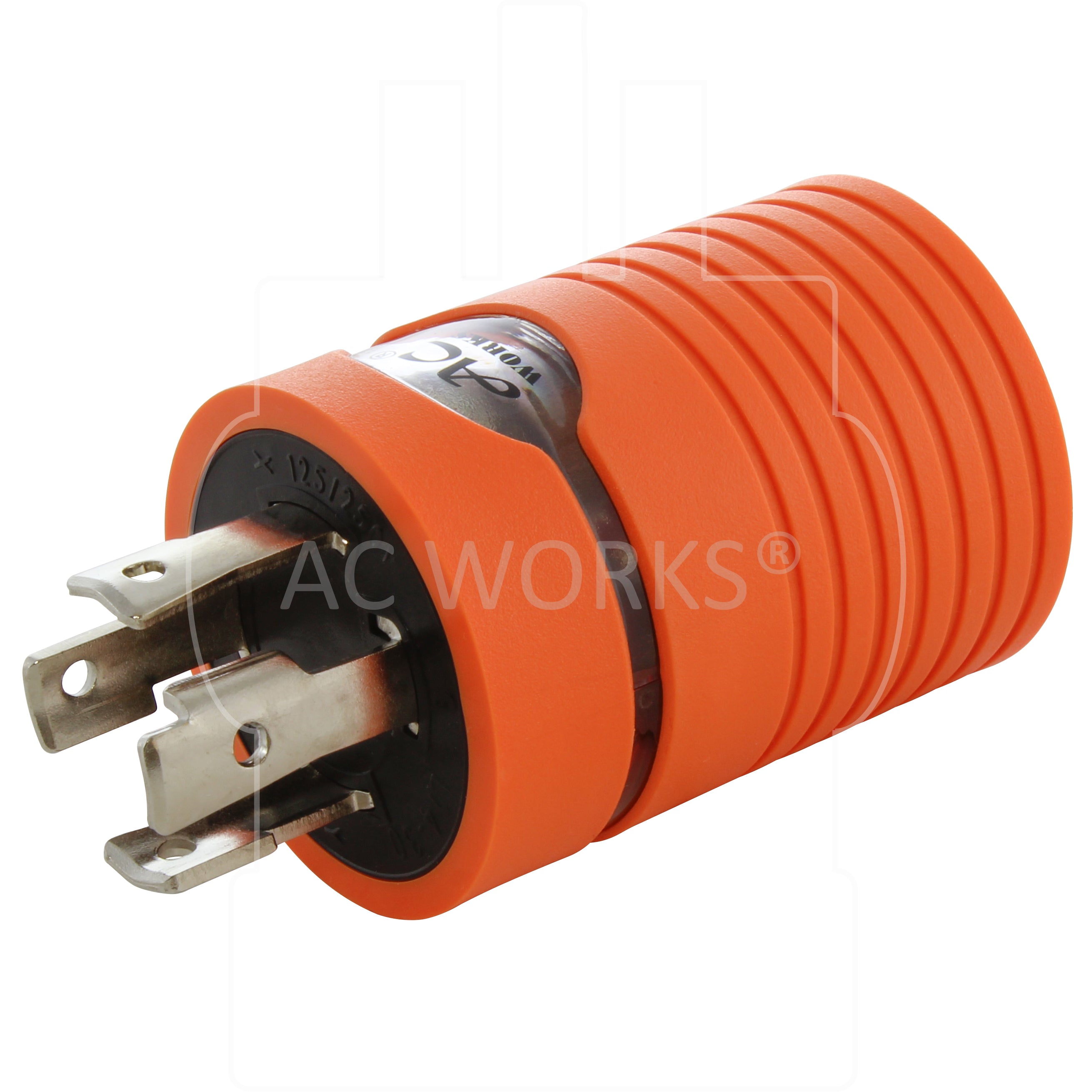 AC WORKS® Brand Orange Adapter