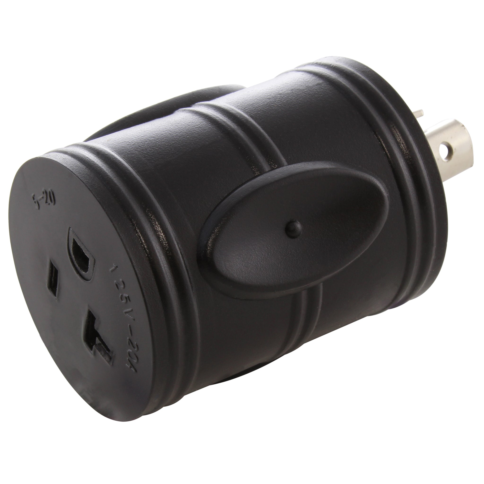 Locking Adapter NEMA L5-15P 15Amp Locking Plug to Household 15/20Amp ...