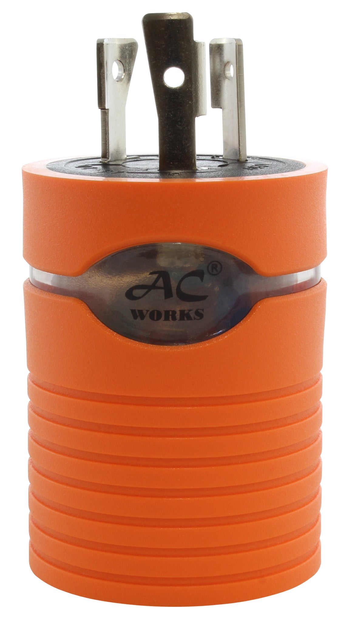 thumbnail interactive-video image 1 of AC WORKS 1FT NEMA 5-20P 20A 125V Plug To Locking 20 Amp L5-20R Female Connector E520L520-012 At 1 of 11