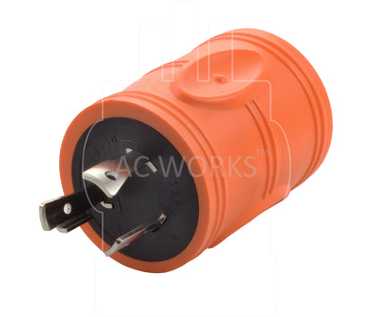 AC WORKS® AC Connectors NEMA L5-20P 20 Amp Locking Plug Adapter