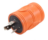 AC WORKS® AC Connectors 250 Volt NEMA L6-20 Plug Adapter