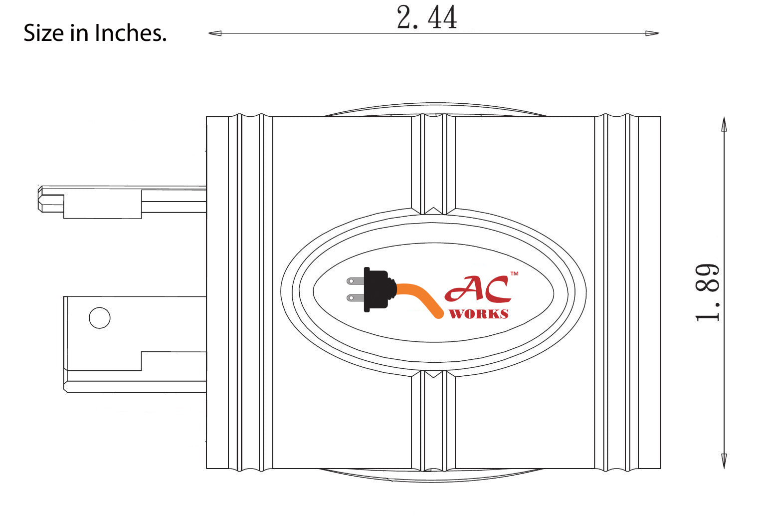 AC Connectors AC WORKS® ADL620L1420 NEMA L6-20P to NEMA L14-20R