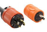 AC Connectors AC WORKS® 250 Volt Locking Industrial Generator Power Adapter