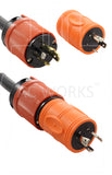 AC Connectors AC WORKS® Orange Locking Adapter ADL620L1420