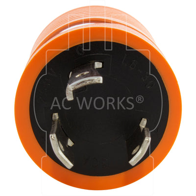 NEMA L6-30, 30 Amp, 3-Prong Locking 250 Volt Plug