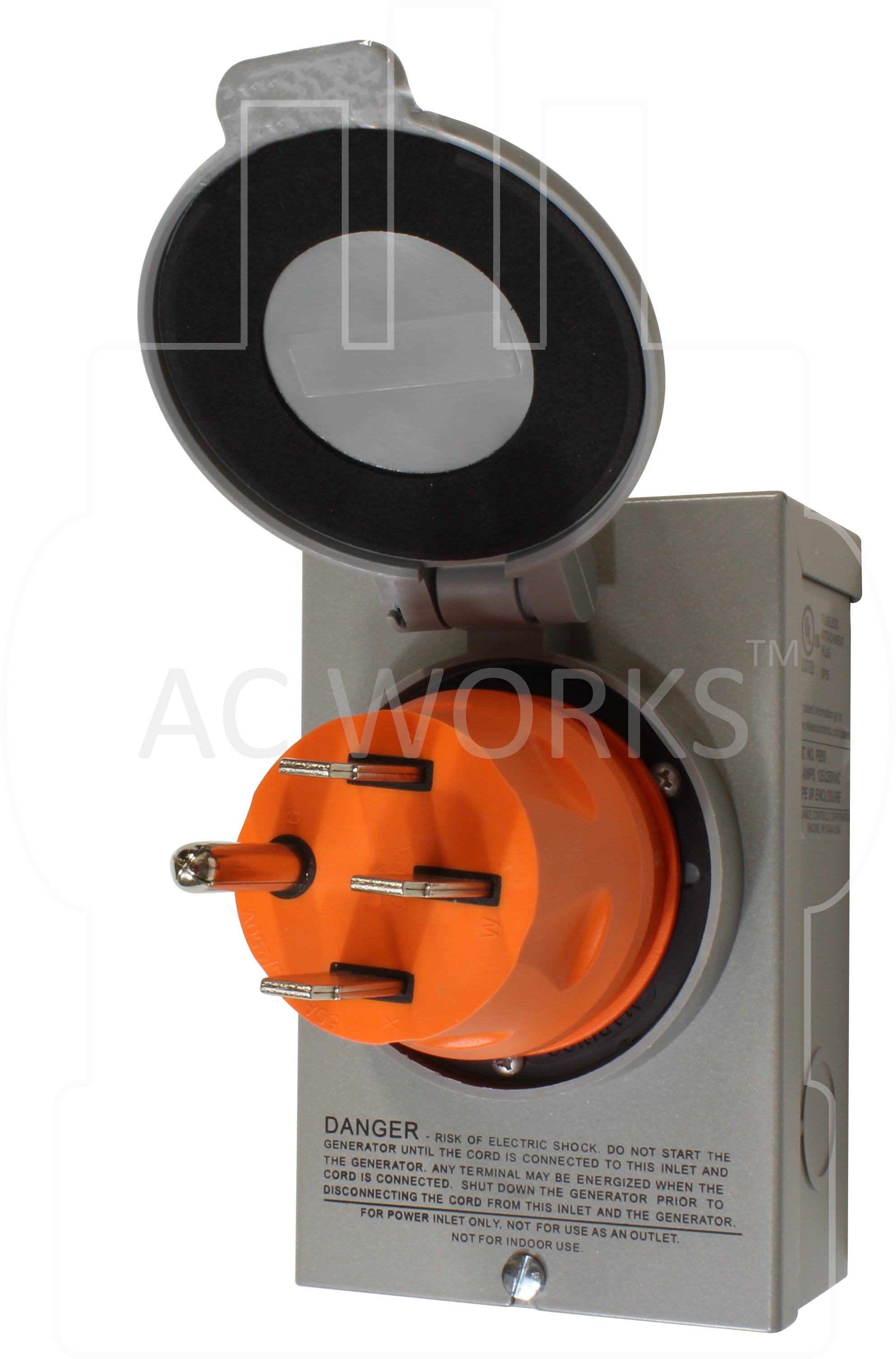 AC WORKS® 50A Transfer Switch/ Temp Power 14-50P 50A 4-Prong AC WORKS® 50A Transfer Switch/ Temp Power 14-50P 50A 4-Prong