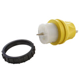Yellow adapter, transfer switch adapter, emergency power adapter, temp power adapter, AC WORKS, AC Connectors