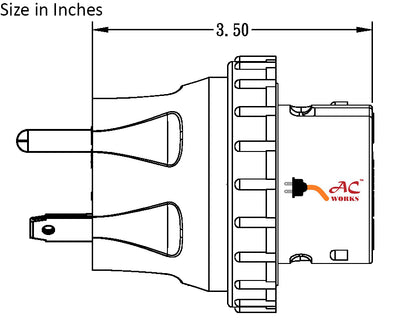 adapter for disaster relief, RV adapter, AC Connectors, AC Works