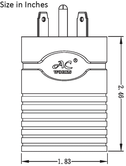 compact barrel adapter by AC WORKS