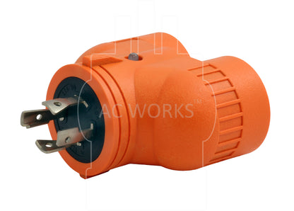 AC Connectors Shop Carries AC WORKS® ADVL1420520 NEMA L14-20P 4-Prong Locking Plug