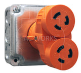 AC WORKS® V-Duo Generator Multi-outlet Adapter