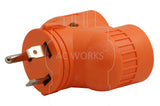 ADVTT520 NEMA TT-30P 30 Amp Plug Adapter by AC WORKS® Sold on the AC Connectors Shop