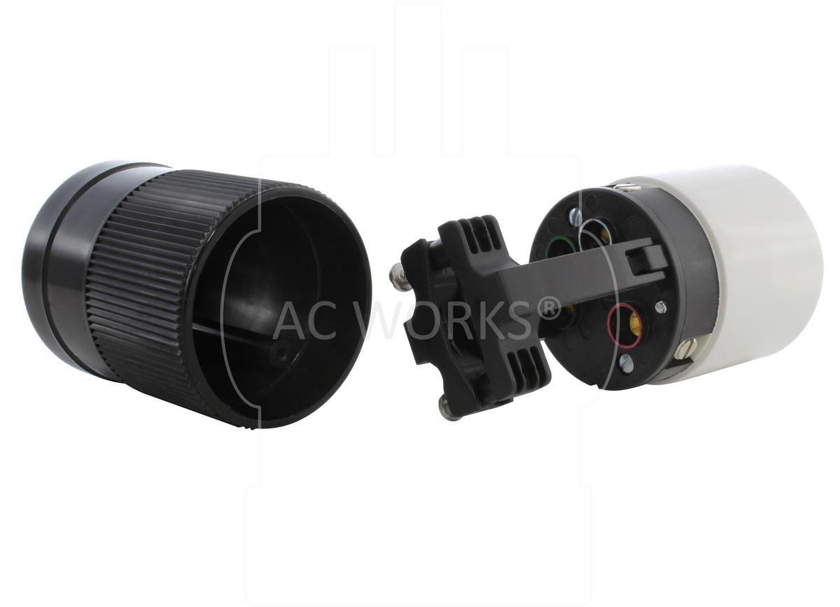 AC WORKS® [AS-SS250R] NEMA SS2-50R 50A 125/250V 4-Prong Locking Female ...