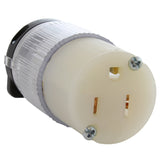 AC WORKS® [AS515RL] NEMA 5-15R 15A 125V Household Outlet with Power Indicator UL, C-UL Approval