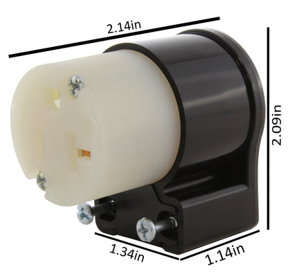 DIY 20 amp female connector, compact female connector