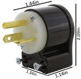 compact DIY plug, small elbow plug, HVAC/power tool plug