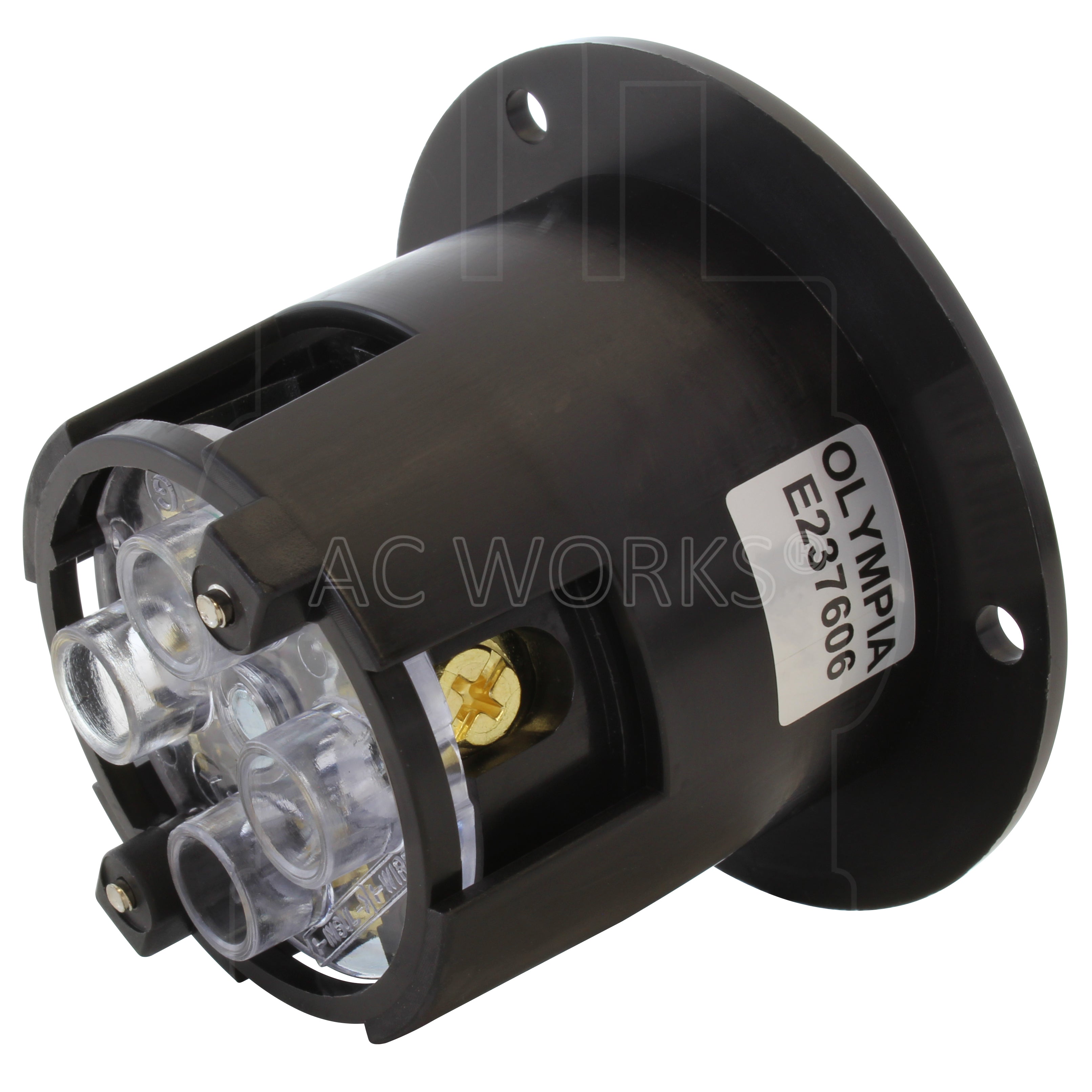 AC WORKS [ASINL1530P] 30A 3-Phase 250V L15-30P Power Input Inlet