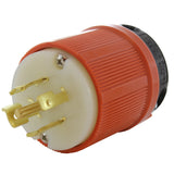 AC WORKS® [ASL2120P] NEMA L21-20P 20A 3-Phase 120/208V 3PY, 5-Wire Locking Male Plug UL, C-UL Approval