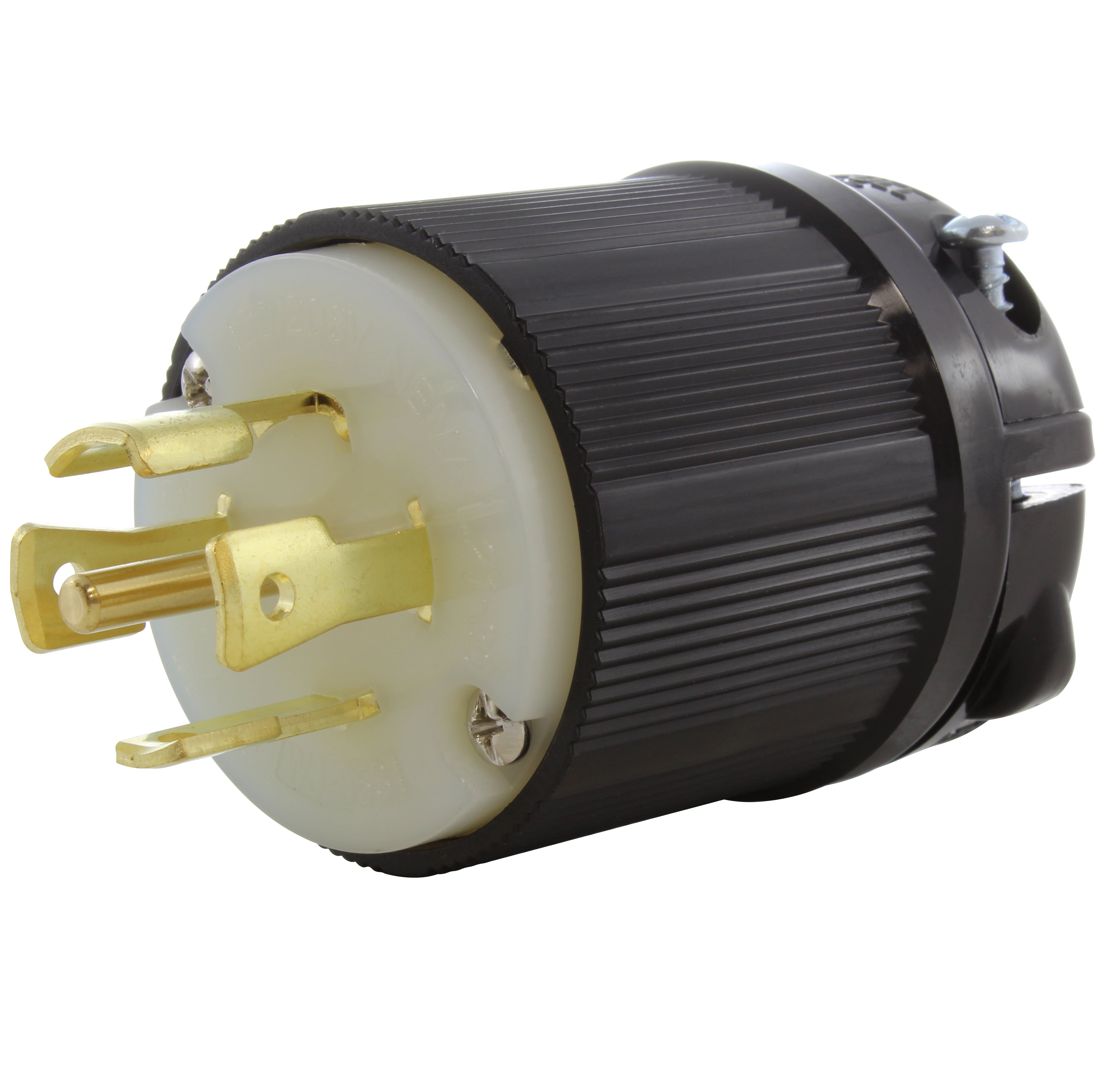 NEMA L21-30P 30A 3-Phase 120/208V 3PY, 5-Wire Locking Plug W/ C(UL