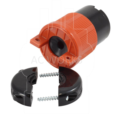 090037 Adaptateur pour branchement de 1 fiche 2P+T 16A sur prise 20A - professionnel 090037 Adaptateur pour branchement de 1 fiche 2P+T 16A sur prise 20A - professionnel
