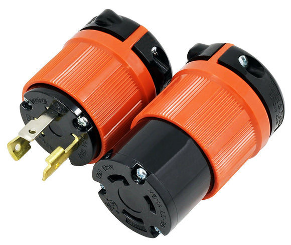AC WORKS® NEMA L5-30 30A 125V Locking Male Plug and Connector – AC  Connectors