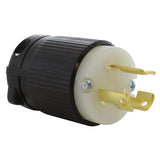 AC WORKS® [ASL615P] NEMA L6-15P 15A 250V 3-Prong Locking Male Plug with UL, C-UL Approval