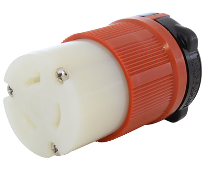 AC WORKS® [ASL720R] NEMA L7-20R 20A 277V 3-Prong Locking Female Connector with UL, C-UL Approval