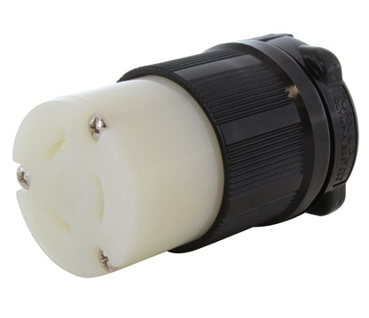 AC WORKS® [ASL720R] NEMA L7-20R 20A 277V 3-Prong Locking Female Connector with UL, C-UL Approval