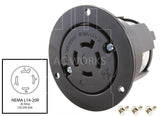 NEMA L14-20R 20A 125/250V 4-prong locking outlet