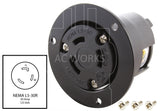 NEMA L5-30 30A 125V 3-prong locking outlet