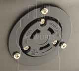 replacement outlet, flanged outlet, industrial locking outlet, commercial locking outlet