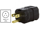 NEMA 5-15P 15A 125V regular household plug replacement