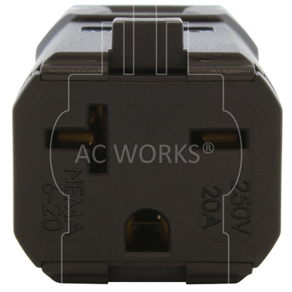 NEMA 6-20 20A 250V t-blade connector 