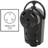 30A 125V RV female connector assembly