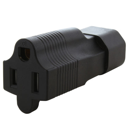 NEMA 5-15R to C14 adapter