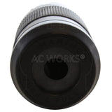 50A female connector assembly with weather tight seal