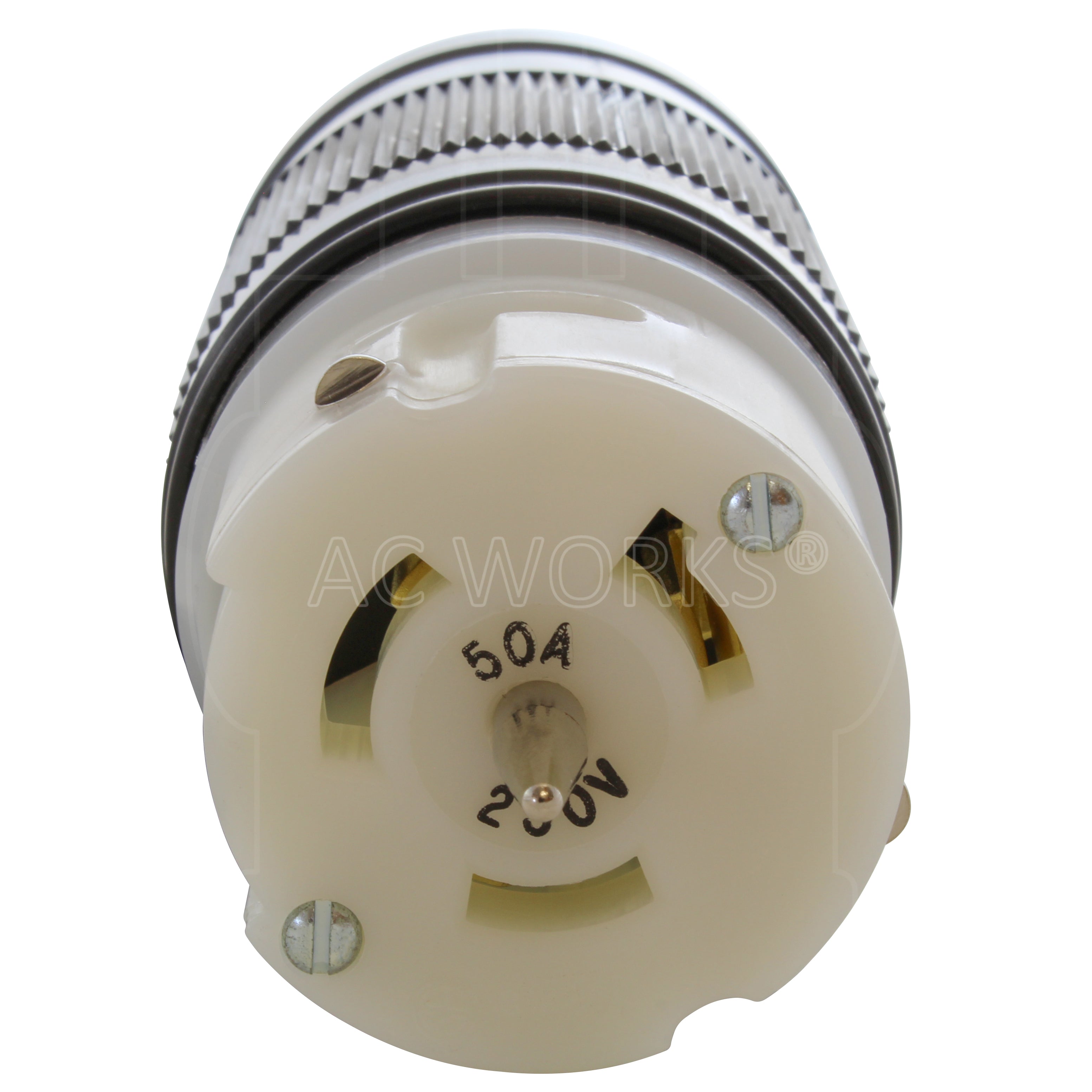 AC WORKS® [CS8264] California Standard CS8264 50A 250V 3-Wire Locking Female Connector