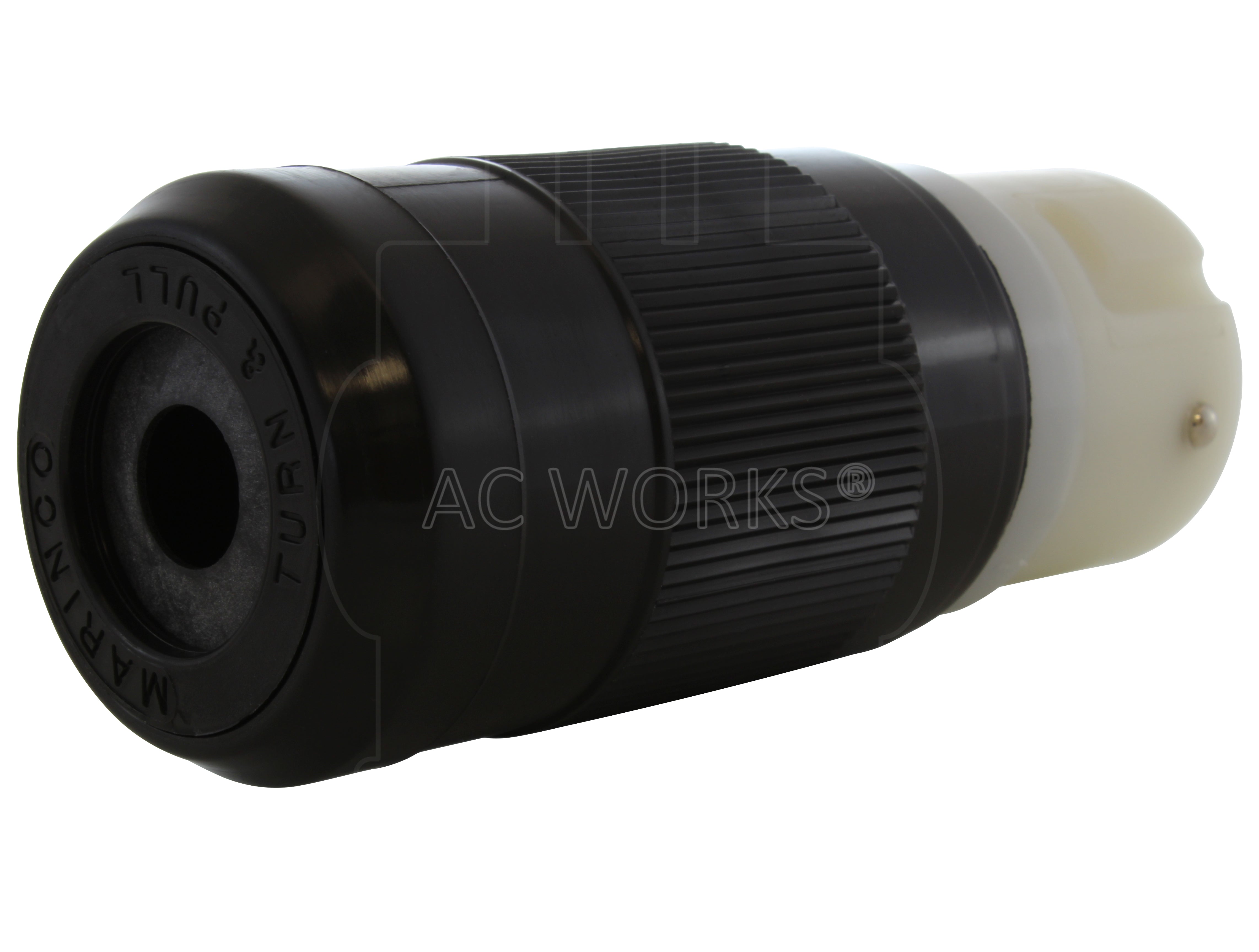 AC WORKS® [CS8264] California Standard CS8264 50A 250V 3-Wire Locking Female Connector