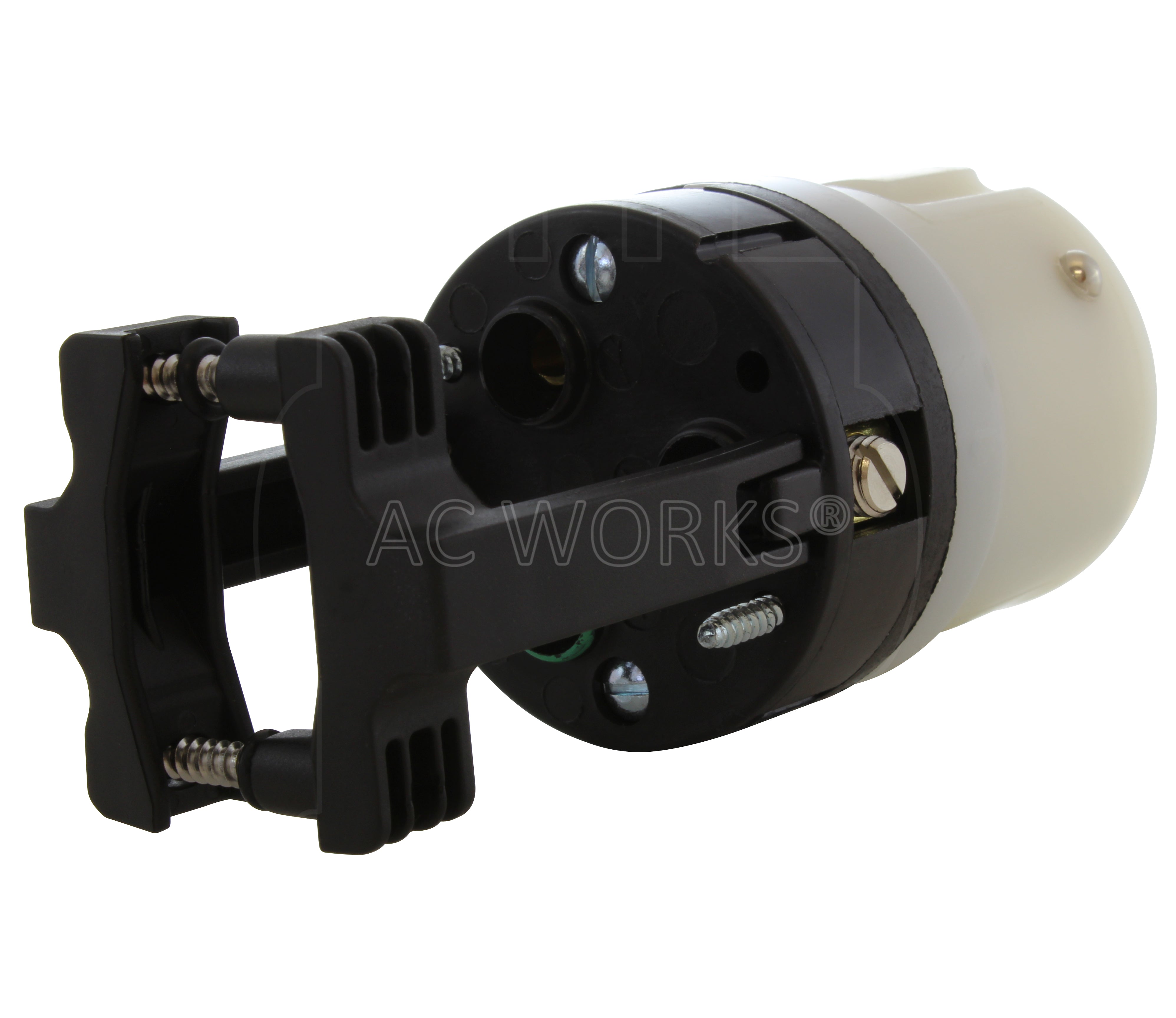 AC WORKS® [CS8264] California Standard CS8264 50A 250V 3-Wire Locking Female Connector