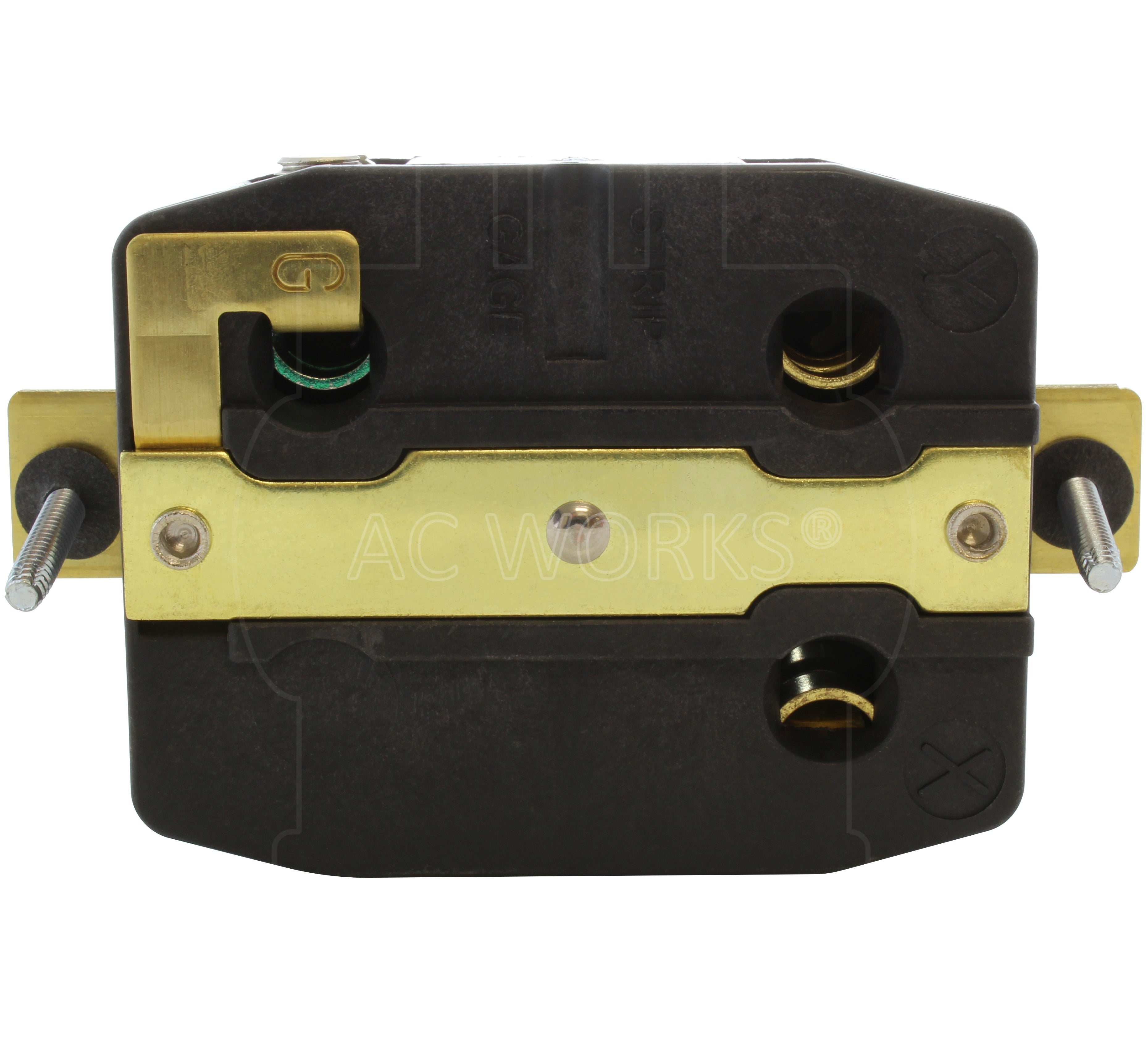 AC WORKS® [CS8269] California Standard CS8269 50A 250V 3-Wire Locking Receptacle