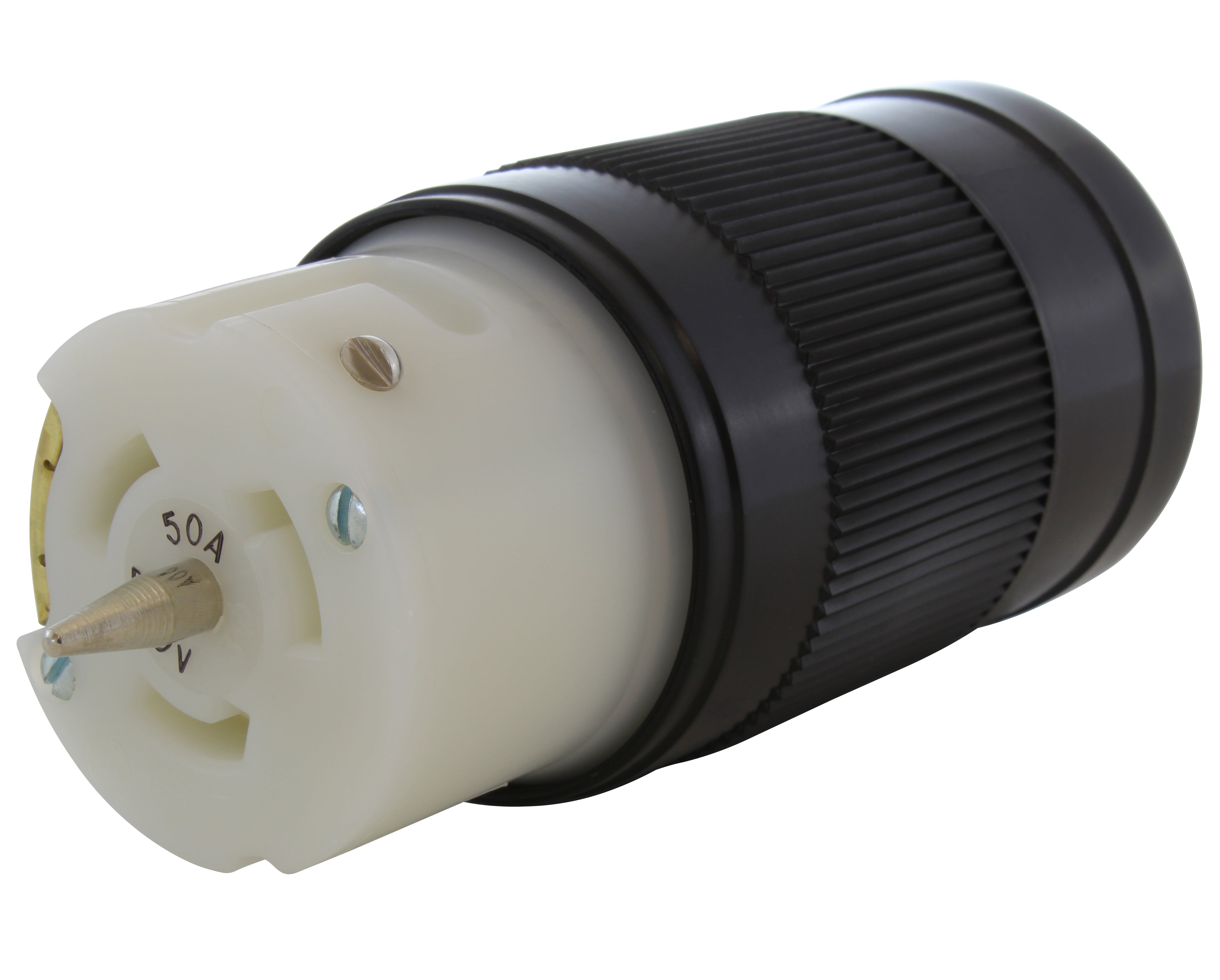 AC WORKS® [CS8364] California Standard CS8364 50A 3-Phase 250V 4-Wire Locking Female Connector