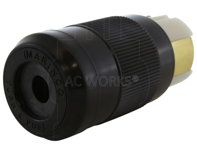 AC WORKS® [CS8364] California Standard CS8364 50A 3-Phase 250V 4-Wire Locking Female Connector