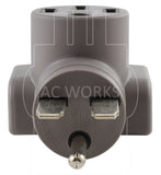 AC Works, AC Connectors, NEMA 6-30P, 630 plug, 3 prong plug