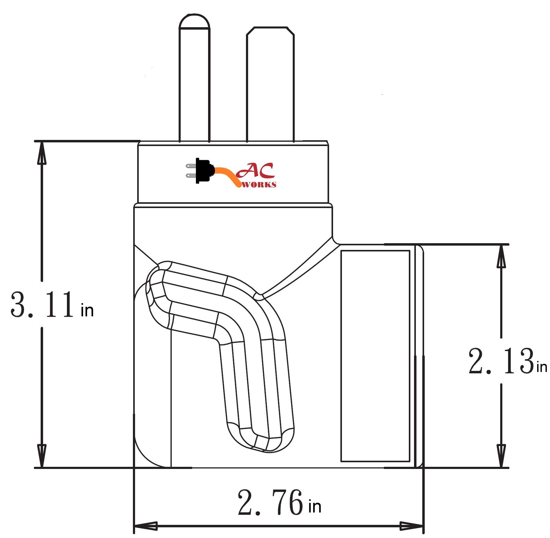 AC Works, 50A 250 V plug