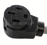 AC WORKS® [EVL1420MS-018] Adapter 20A 125/250Volt L14-20P 4-Prong Locking Plug to To 50A 14-50R