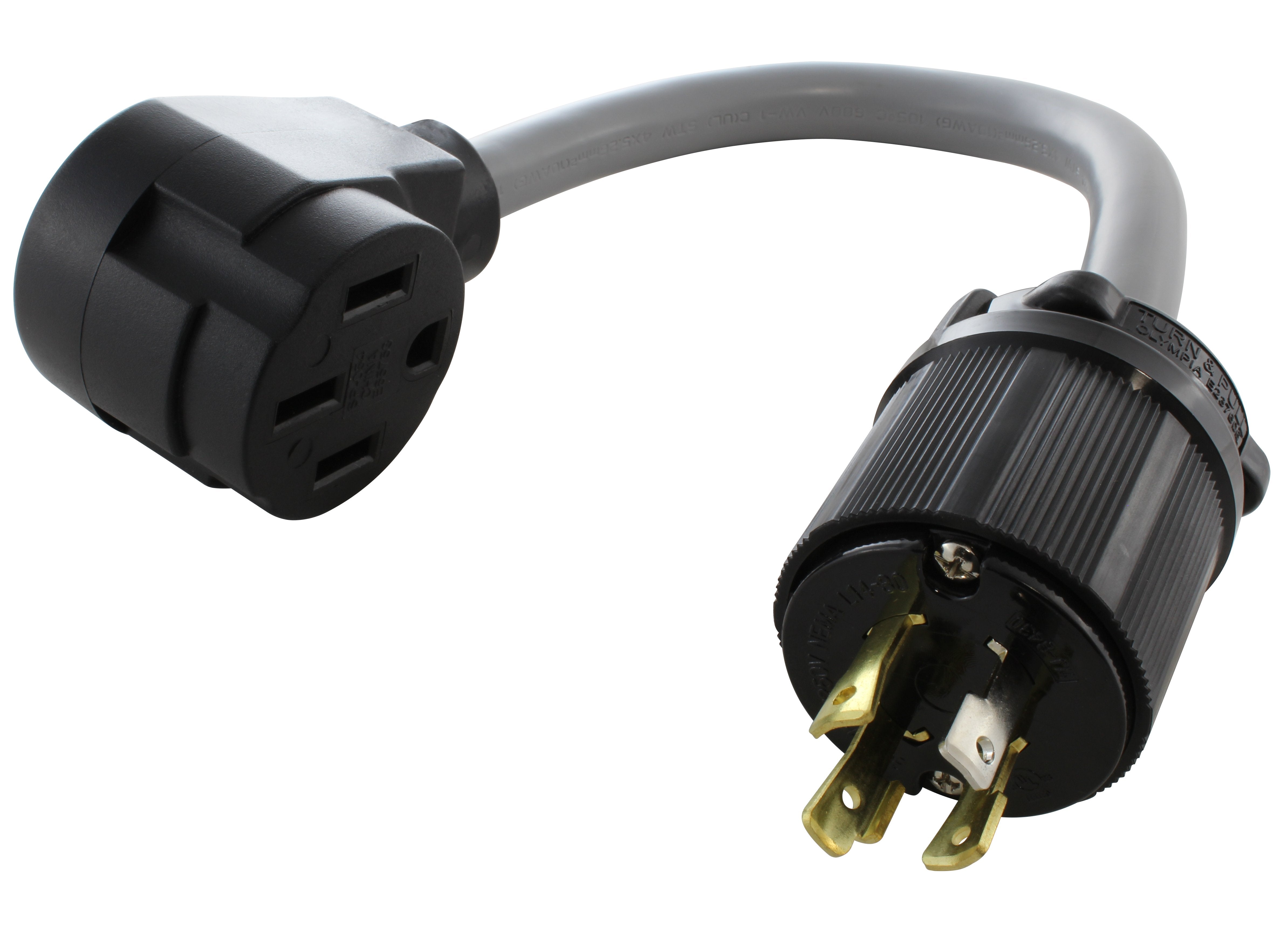 AC WORKS brand flexible Tesla charging adapter