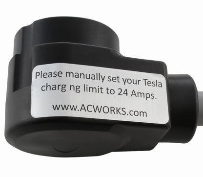 manually set charging limit to 24A