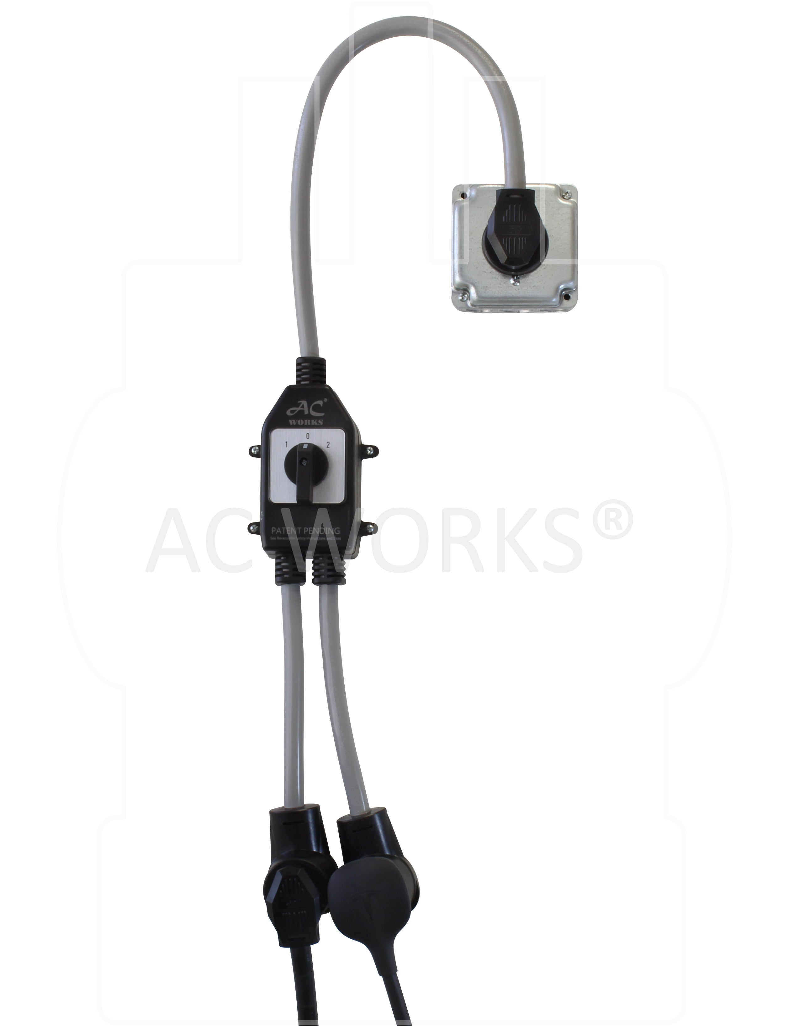 Dryer Outlet Safety Switch Y-Cable by AC WORKS®