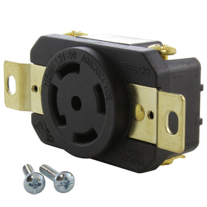AC WORKS brand heavy-duty replacement industrial power outlet