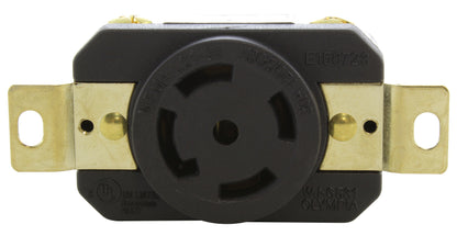 UL and C-UL certified industrial grade outlet, flush mount DIY receptacle